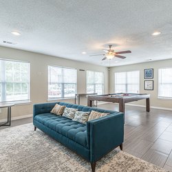 entertainment room at The Parkton apartments in Mableton GA