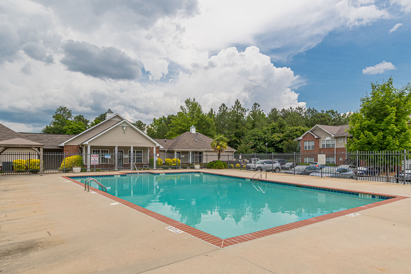 pool at The Parkton Apartments in Mableton Georgia