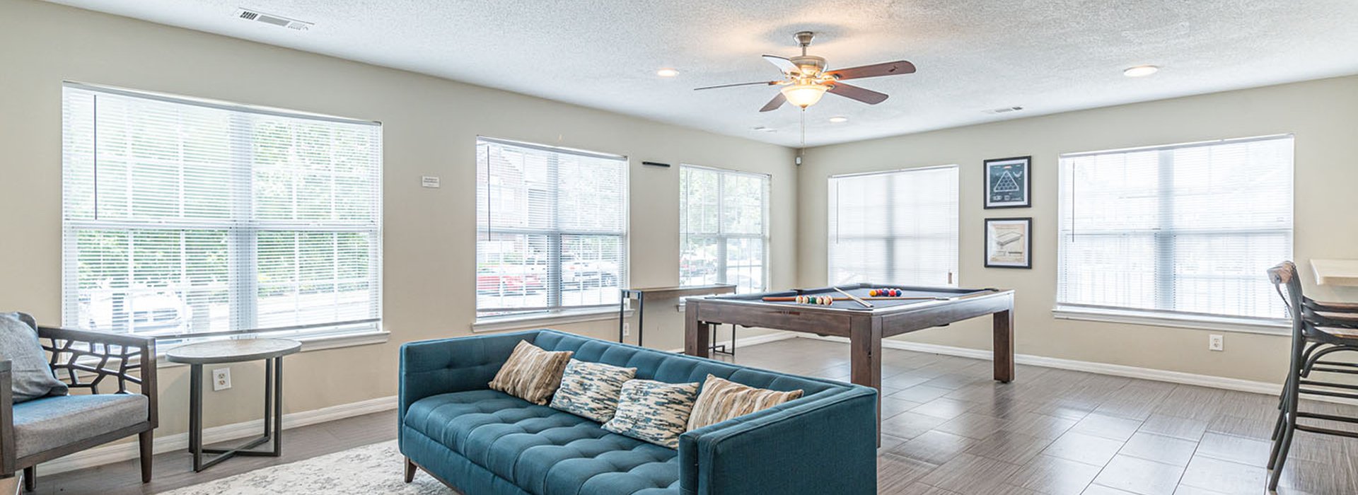 Entertainment Room  at The Parkton apartments in Mableton GA